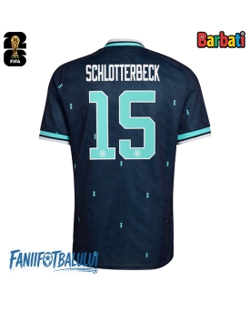 Germania Nico Schlotterbeck #15 Tricou Fotbal Replică Mondial 2026 Barbati Deplasare